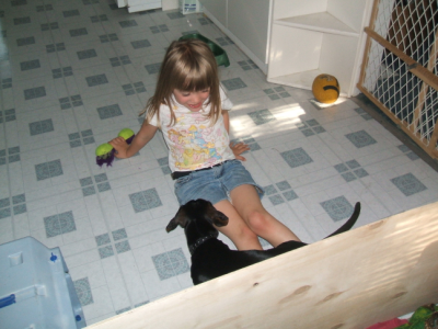 June 9, 2007: Karmen and Koda.