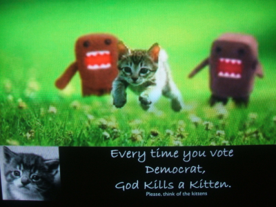September 17, 2007: Please, Think Of The Kittens.