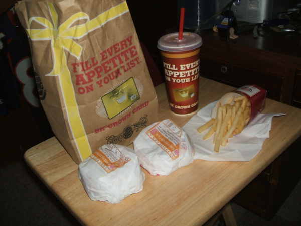 December 17, 2007: Midnight BK Munchies.